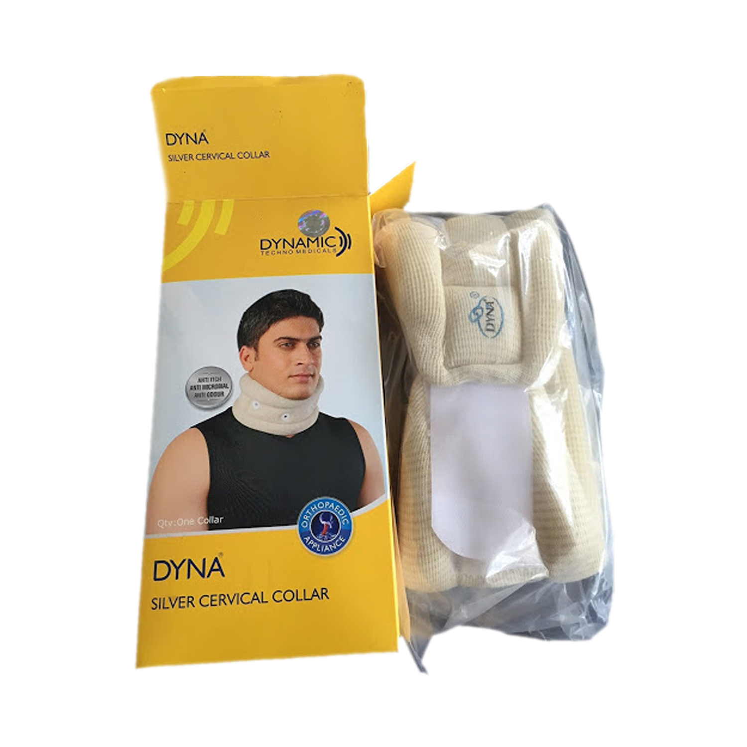 Buy Dyna Silver Cervical Collar Large For Neck Pain At Low Price In