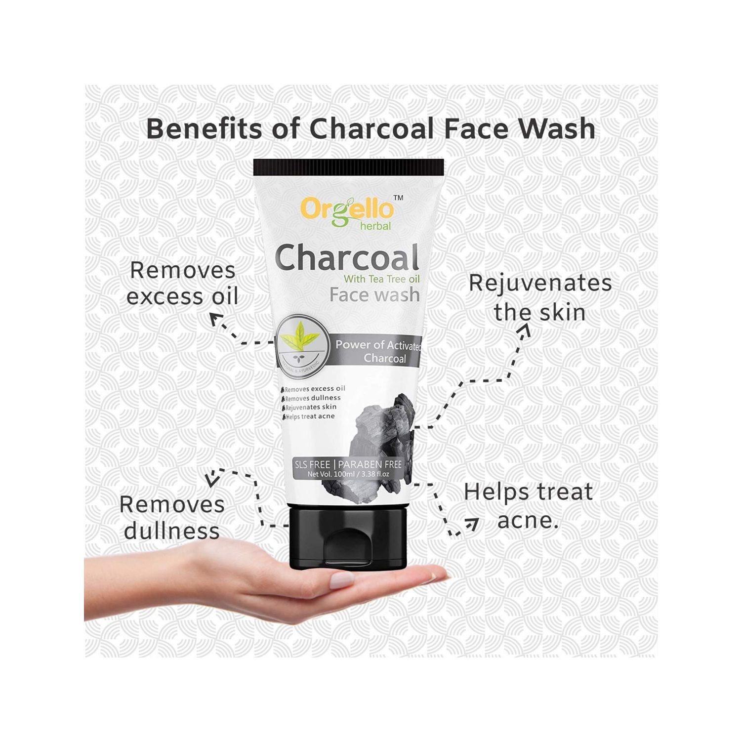 Orgello Charcoal Face Wash 100ml Cureka Online Health Care Products