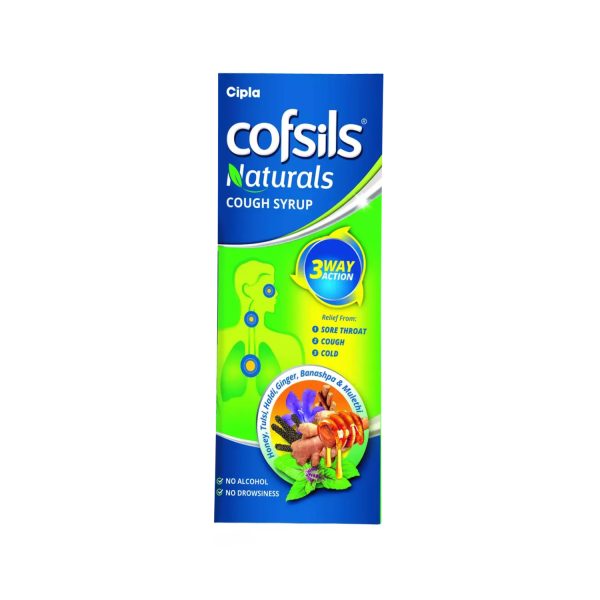 Cipla Cofsils Natural Cough Syrup 100ml Cureka Online Health Care