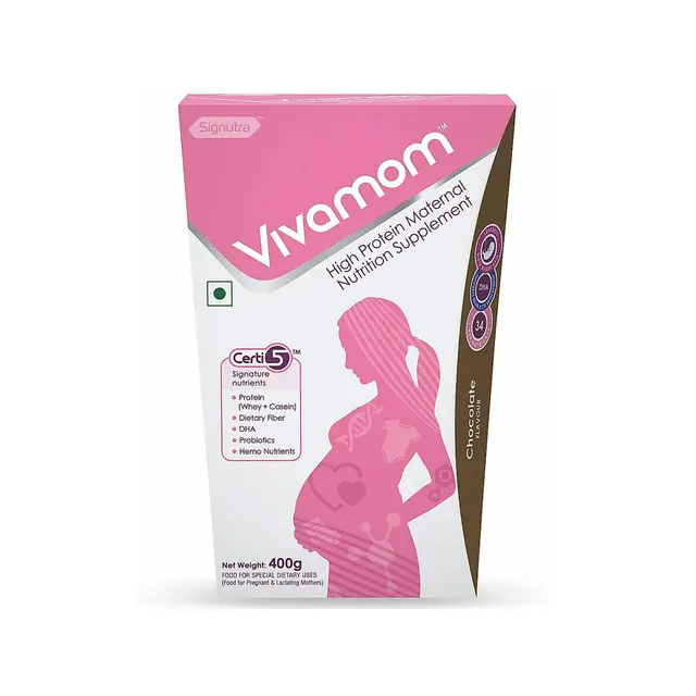 Signutra Vivamom Maternal Nutritional Supplement for Pregnant and Lactating Mothers Chocolate Flavour (400g)