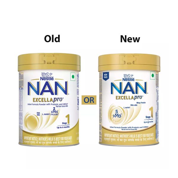 Nestle Nan Excellapro Infant Formula Stage 1 Upto 6 months 400 gm Jar Pack Nestle Nan Excellapro Infant Formula Stage 1 Upto 6 months 400 gm Jar Pack
