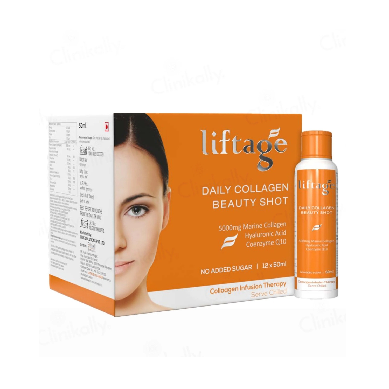Ethicare Liftage Daily Collagen Beauty Shot (12 x 50 ml)