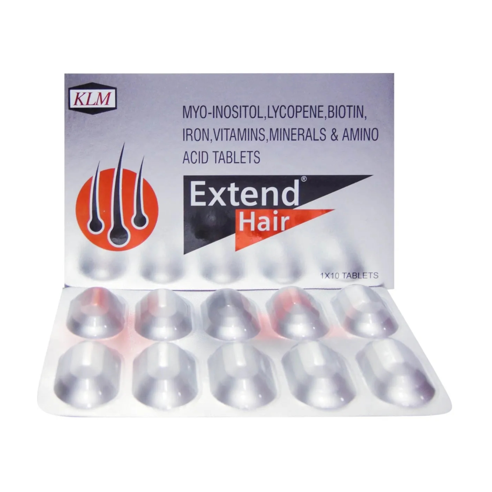 KLM Extend Hair Tablets (10 Tablets)